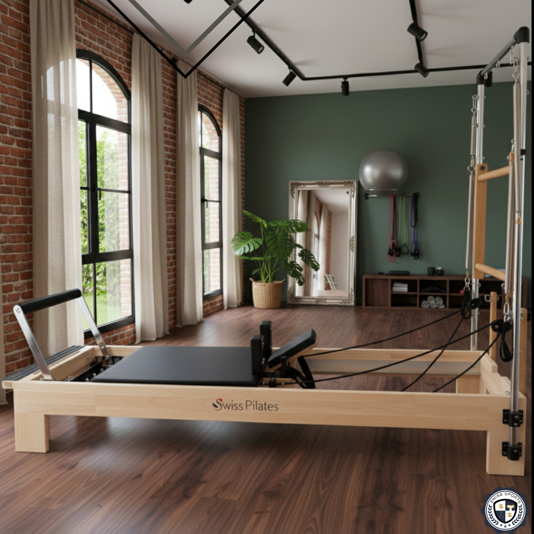 Swiss Pilates Reformer Aleti - Profesyonel Ahşap Tasarım